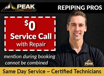 spokane metro Repiping Peak Plumbing, Heating & Air